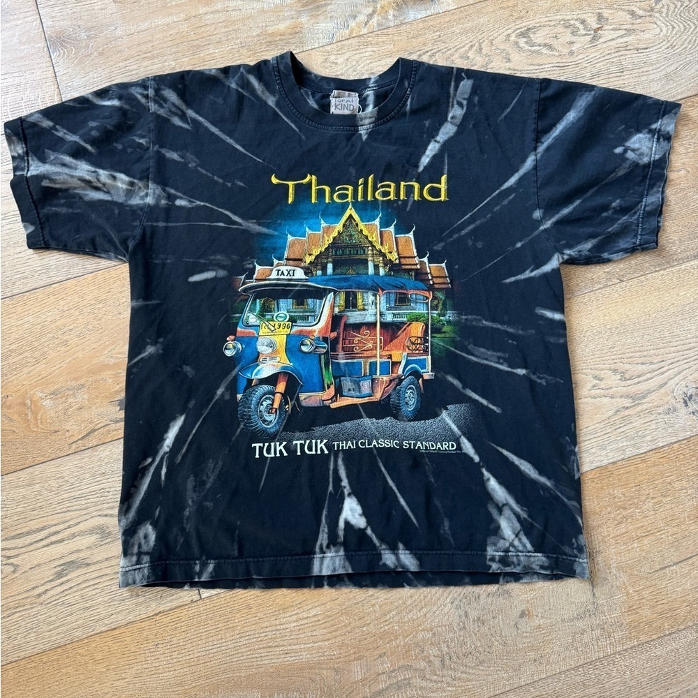 LF Thailand Tuk Tuk T-Shirt - Black Tie-Dye
Oversized